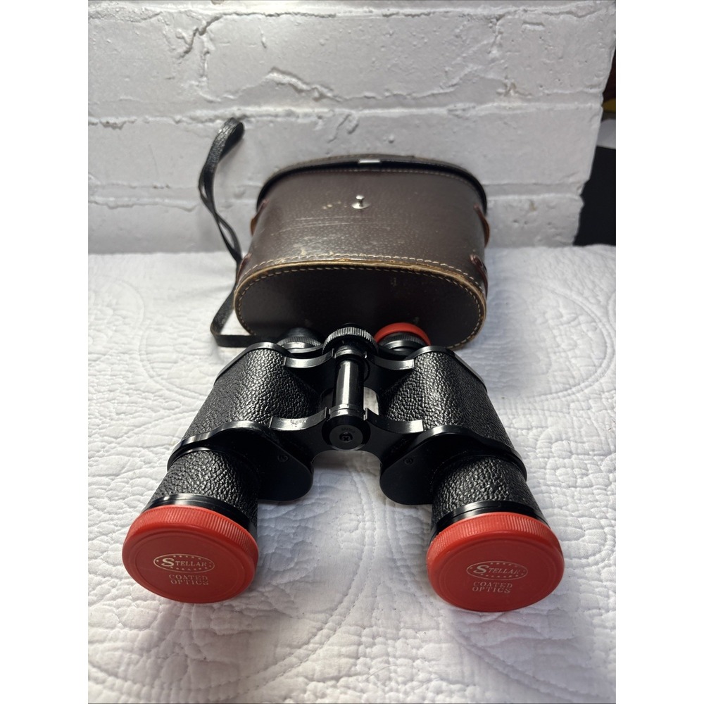 Stellar Famous Precision 7x35 Coated Optics Binoculars 367 Ft @1000 Yards W/Case